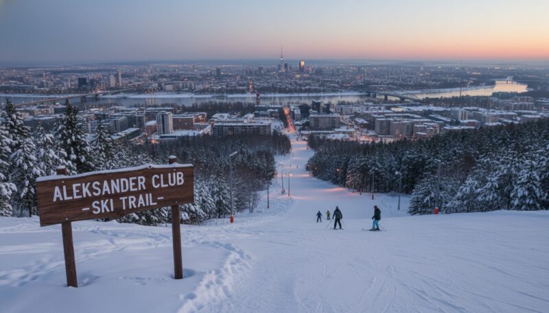 Aleksandar club Ski Staza Beograd